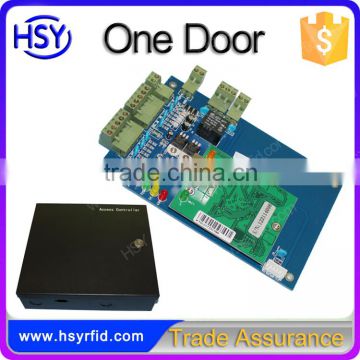 HSY-01B Fire Alarm Two Way Control 10000 Card Holders 30000 Offline Records Wiegand RFID Single Door Access Control System