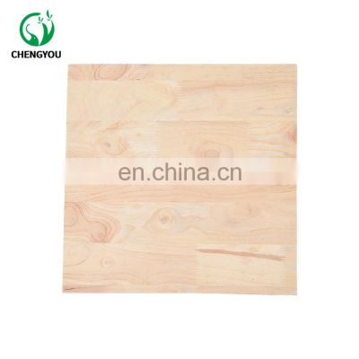 Cheap Factory Custom CC Grade China Rubber Wood Lumber Finger Joint Wood Boards