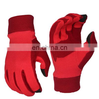 High Dexterity Winter Outdoor Sport Gloves Breathable Polar Fleece Warm Work Safety Glove Daily Cycling Sewing Lady Garden Glove