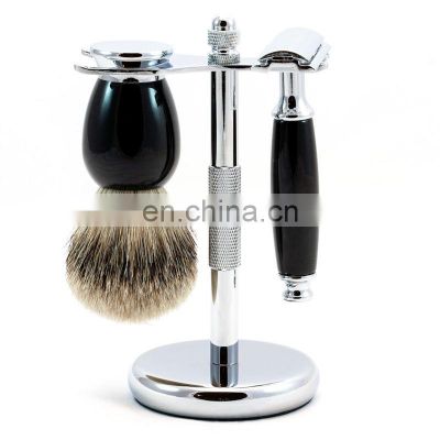 3 in 1 Classic Wet-Shaving Kit with Safety Razor