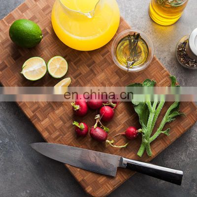 Wholesale High Quality Multifunctional Restaurant Premium Big Bamboo Cutting Board