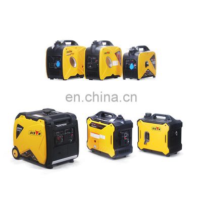 Bison China 110v 3kw 3000w 5000w 5kw Portable Digital Inverter Power Gasoline Generators