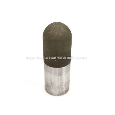 Customized Round Head Diamond Resin Grinding Rod R15 Semiconductor Ceramic Precision Grinding 32mm Straight Shank Arc SDC140 Mesh