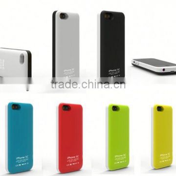 2800mAh For iPhone 5C portable wireless battery charger case
