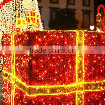 Gift boxes shape led lights decor christmas tree decoration