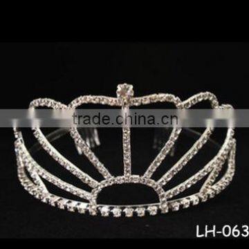 Wholesale Tiara Crown Bridal Wedding Crystal Princess Tiara