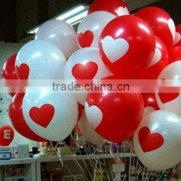 Meet EN71! ASTM F963-08! GB6675-2003!Nitosamines detection!heart shape latex balloon for party and wedding