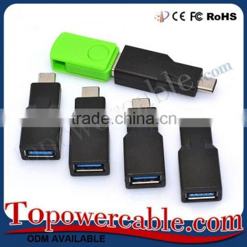 Micro Usb Type C Adapter Type C USB-C 3.1 Male to USB 3.0 Type A Female Adapter for MacBook 12' Nexus 6P Nexus 5x
