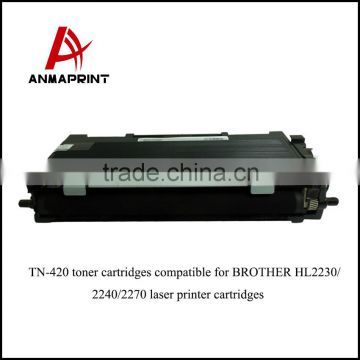 2016 NEW! TN420 compatible toner cartridges for Brother HL2230/2240/2270 laser toner cartridge