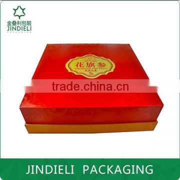 beauty red nice paper wooden gift box packaging