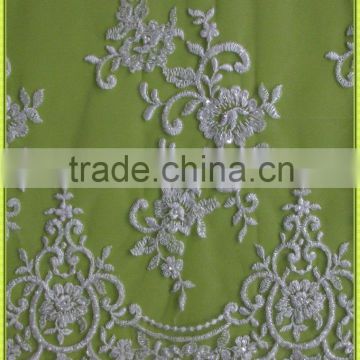 Embroiedered lace fabric CA137B