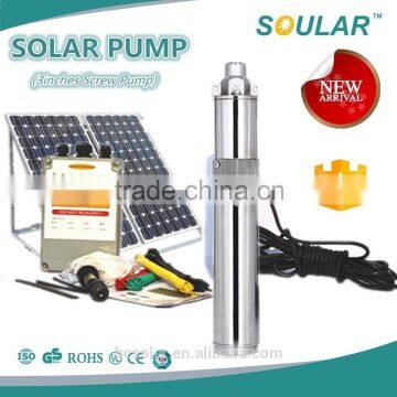 Popular dc solar submersible water pump for Irrigation ( 5 Years Warranty )