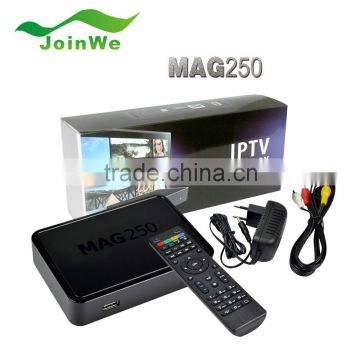 2015 Best MAG250 MAG 250 Arabic Indian Europe Linux IPTV TV Box 1000+ Channels APK Download IPTV Set Top Box