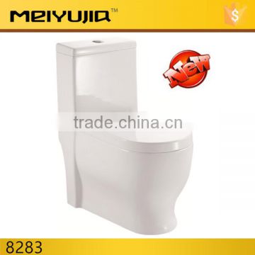8283R 2016 new model for Middle East Market, washdown 250mm 4 inches western ceramic wc toilet size