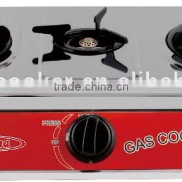 cheap price ,no-stick three gas cooktop ,gas burner and gas stove