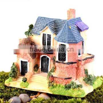 Handmade polyresin house statue for sale