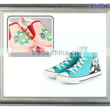 Top quality digital flatbed printer for canvas shoes printing