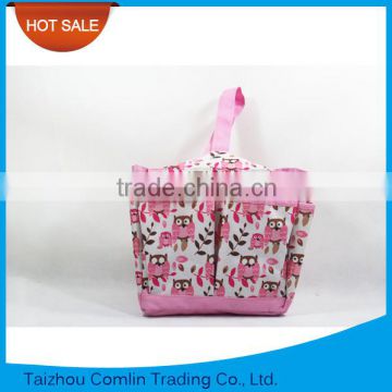 Personality creative design pink owl decoration multi-function hanging baby bag