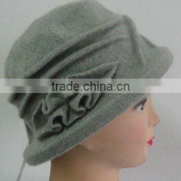 Ladies' Wool knitted bucket hats