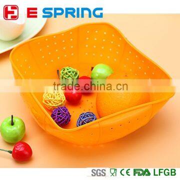 Promotional easy design silicone cooking colander