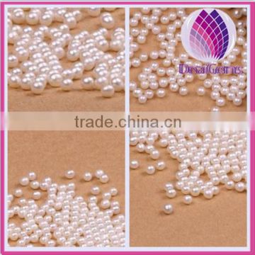 High quality AAA Grade round shape 1-5 mm loose freshwater pearl without hole wholesale