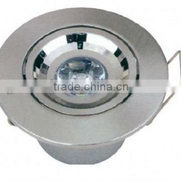 1W LED Ceiling Down Light CE Epistar Chip 110-240V White Warm White