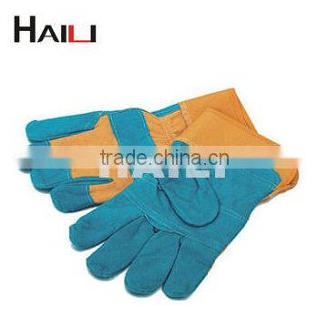 Safety Gloves,Cow Split Leather Work Glove,Leather Welding Gloves HL4010