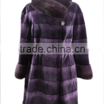Factory manfacture shearing rabbit coat in China