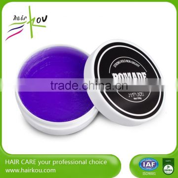 2017 Hair Pomade Water Based Private Label OEM Fruit Flavor Extra Strong Hold Edge Control