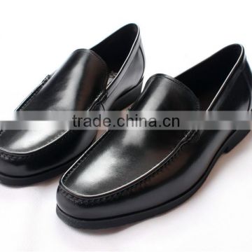 China xinxing black patent genuine leather police shoes for men