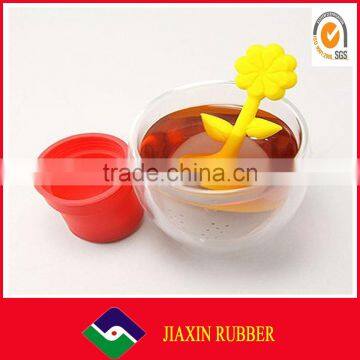 Good selling Silicone tea cup filter tea strainer, tea infuser