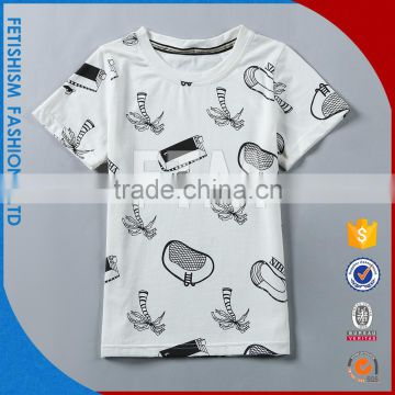 Factory Supply custom print fancy cotton boys shirts and ties
