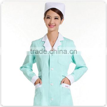 Juqian 2016 hospital wear factory GZ green designer medical nursing uniforms