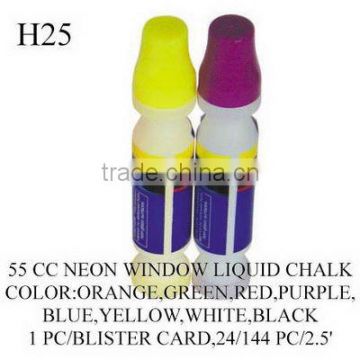 H25 55 CC NEON WINDOW LIQUID CHALK