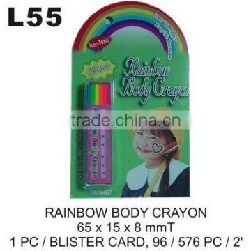L55 RAINBOW BODY CRAYON