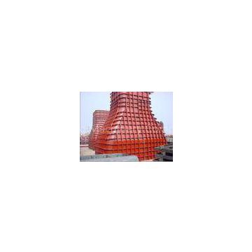 Recycled 300 * 1 , 100 * 100 * 600mm Red Steel Formwork For Reservoirs , Large - Scale Stadiums
