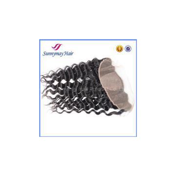 New Products Virgin Hair Malaysian Ear To Ear Lace Frontal Hair Pieces Loose Wave Silk Base Lace Frontal