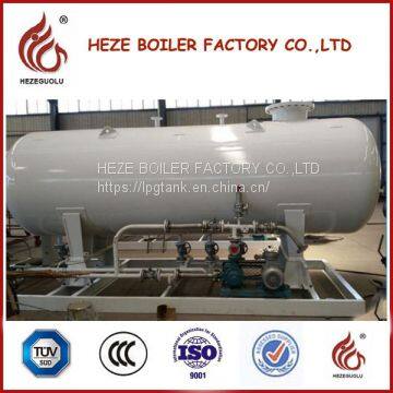 Hot sell mobile LPG skid filling station 20m3 lpg filling plant for cylinder filling