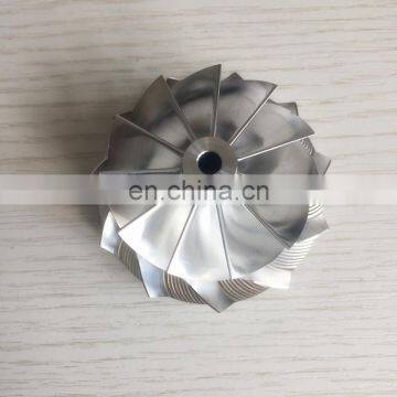 GT15-25 49.62/61.98mm 11+0 blades Turbo Billet/milling/aluminum 2618 compressor wheel