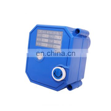 2-way DC9-24V 3/4" stainless steel motorized valve with manual override and position indicator for water leakage detector