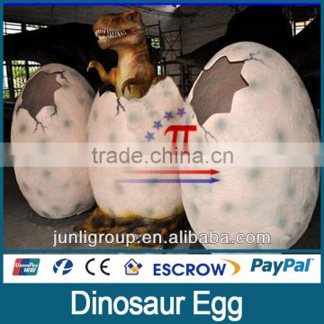 JLDE-0166 amusement park life size animatronic dinosaur egg