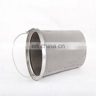 stainless steel filter strainer perforated bucket for water