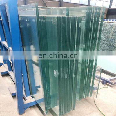flat 17.4 mm 21.52 mm 50 mm safety wholesale heat soaked toughened laminated glass