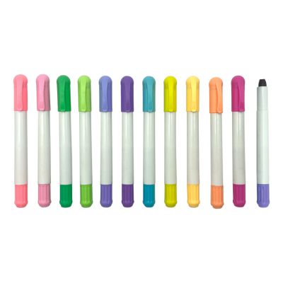 manufacturer oem custom kids stationery fluorescent Jumbo tip pastel gel pen no bleed colorful bible highlighter marker pen set for school
