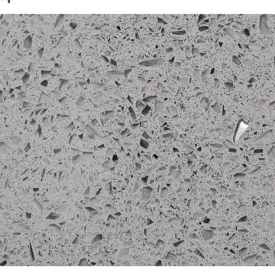 Code：gray crystal，Calacatta artificial stone quartz slab kitchen countertops