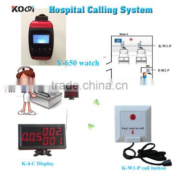 Modern Electronics Equipment Nurse Call Button System K-4-C Monitor Y-650 Watch Pager K-W1-P Calling Bell