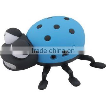 Funny ladybeetle shape mini speaker/bluetooth speaker