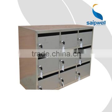 SAIP/SAIPWELL Made in China Hot Sale Electronic Enclosure Box High Quality Wall Mount Indoor Stainless Enclosure