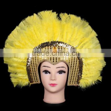Fashion Turkey Feather Brazilian Carnival Mask