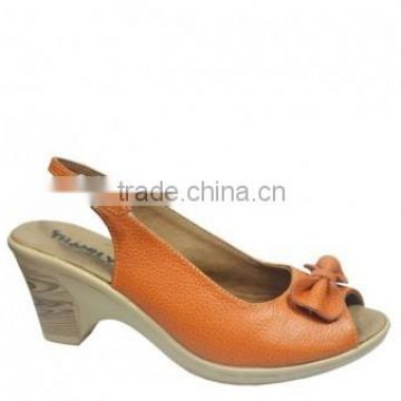 Cow leather high heel shoes SWCS-001